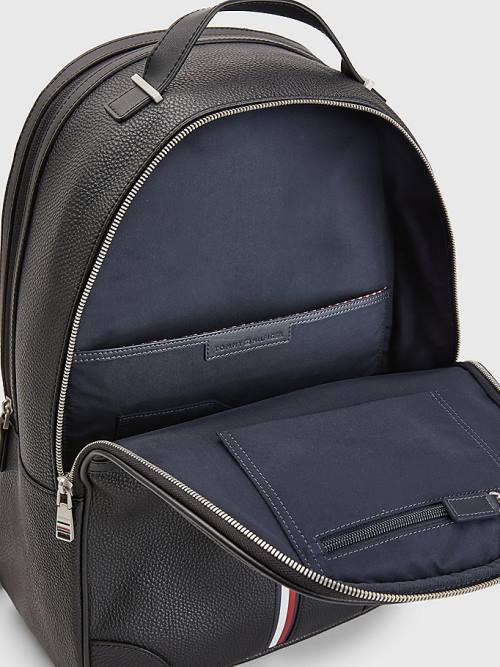 Tommy Hilfiger Downtown Backpack Táska Férfi Fekete | TH856FHD