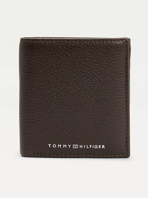 Tommy Hilfiger Downtown Bőr Trifold Pénztárca Férfi Barna | TH958VLA