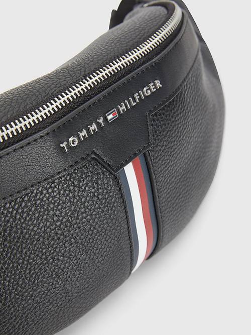 Tommy Hilfiger Downtown Crossbody Táska Férfi Fekete | TH297VTB