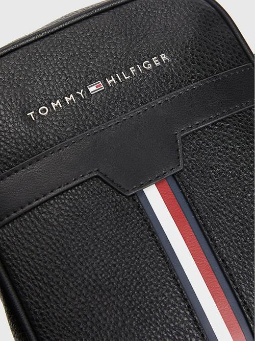 Tommy Hilfiger Downtown Small Reporter Táska Férfi Fekete | TH452YNB