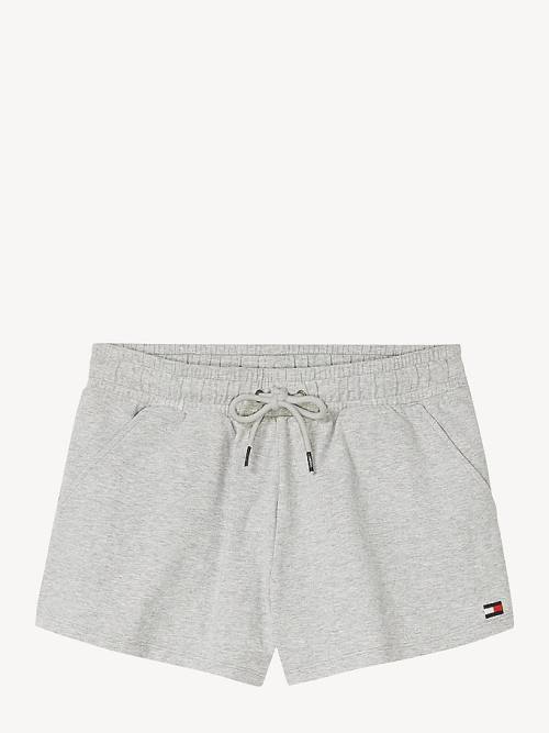 Tommy Hilfiger Drawstring Jersey Rövidnadrág Női Szürke | TH864CHL