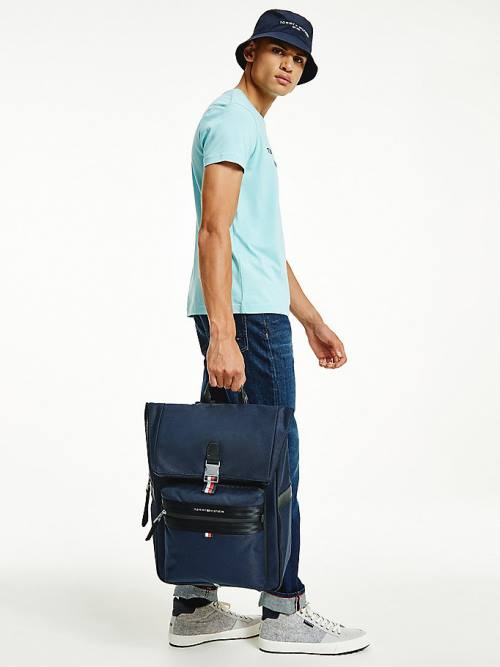 Tommy Hilfiger Elevated Modern 2-In-1 Backpack Táska Férfi Kék | TH670LUJ