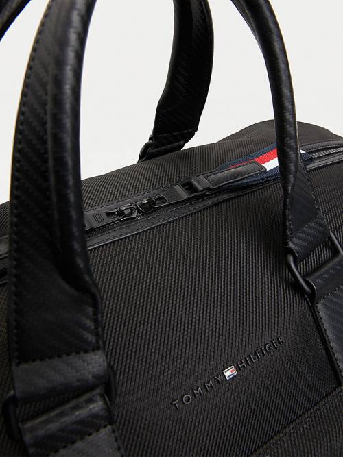 Tommy Hilfiger Elevated Modern Weekender Táska Férfi Fekete | TH194JZW