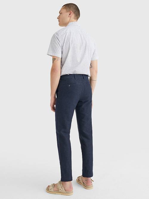 Tommy Hilfiger Elevated Side Tape Tapered Nadrág Férfi Kék | TH247JGO