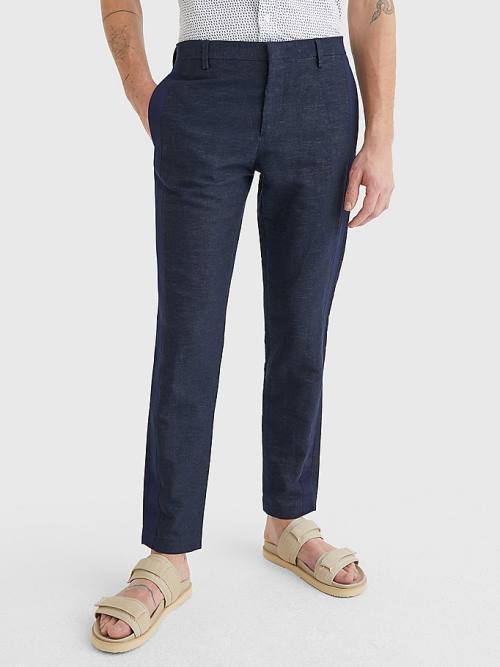 Tommy Hilfiger Elevated Side Tape Tapered Nadrág Férfi Kék | TH247JGO