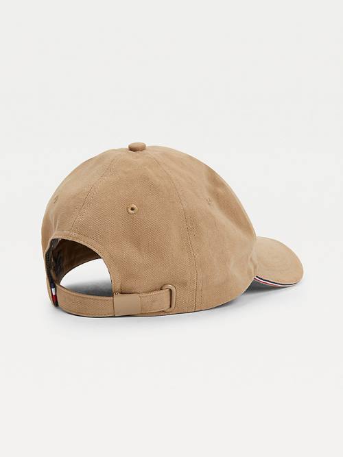 Tommy Hilfiger Elevated Signature Cap Kalap Férfi Bézs | TH714XOD