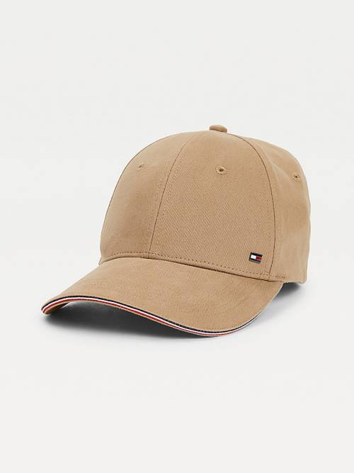 Tommy Hilfiger Elevated Signature Cap Kalap Férfi Bézs | TH714XOD