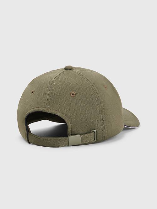 Tommy Hilfiger Elevated Signature Tape Cap Kalap Férfi Zöld | TH910MIH