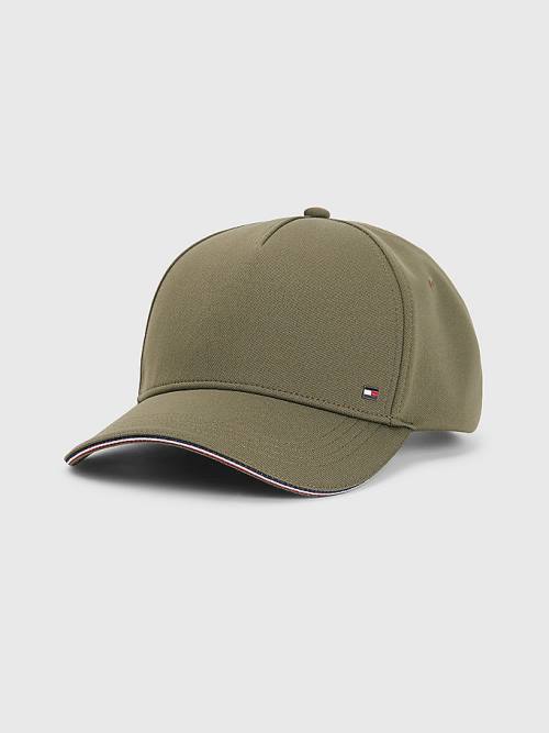 Tommy Hilfiger Elevated Signature Tape Cap Kalap Férfi Zöld | TH910MIH