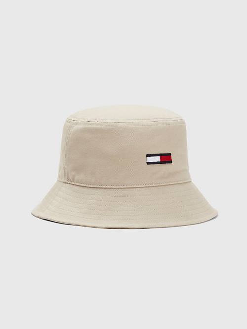 Tommy Hilfiger Embroidery Bucket Kalap Férfi Bézs | TH375SKG