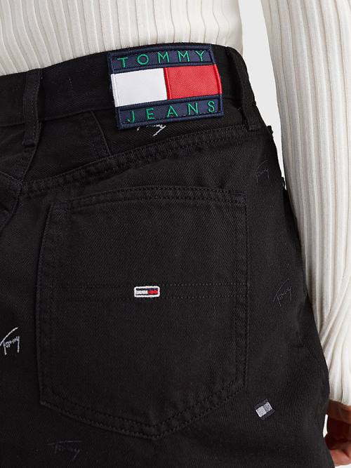 Tommy Hilfiger Embroidery Denim Mini Szoknya Női Denim | TH058AQR