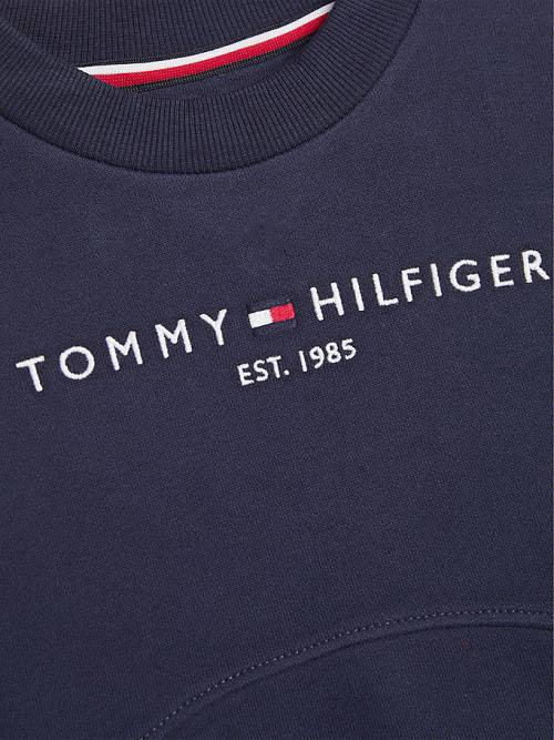 Tommy Hilfiger Essential And Leggings Set Pulóver Lány Kék | TH680MGX