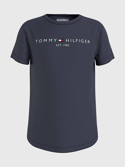 Tommy Hilfiger Essential And Shorts Set Pulóver Lány Kék | TH786DLC