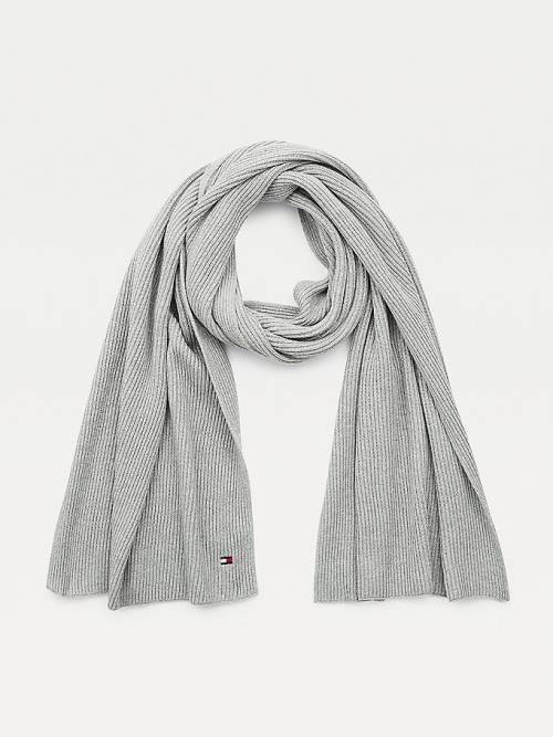 Tommy Hilfiger Essential Cashmere Blend Knit Sál Női Szürke | TH128QED