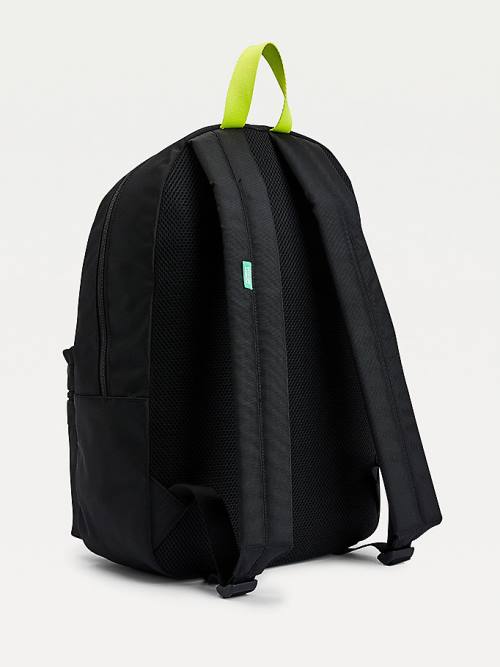 Tommy Hilfiger Essential Contrast Handle Backpack Táska Férfi Fekete | TH192BGI