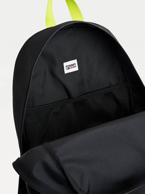 Tommy Hilfiger Essential Contrast Handle Backpack Táska Férfi Fekete | TH192BGI