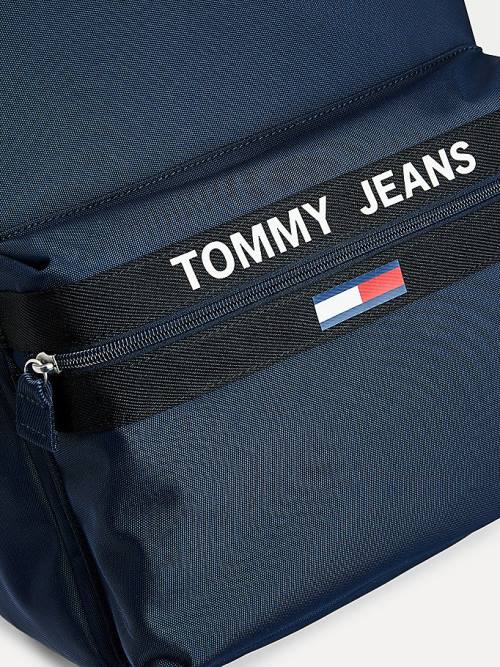 Tommy Hilfiger Essential Contrast Handle Backpack Táska Férfi Kék | TH821DVL