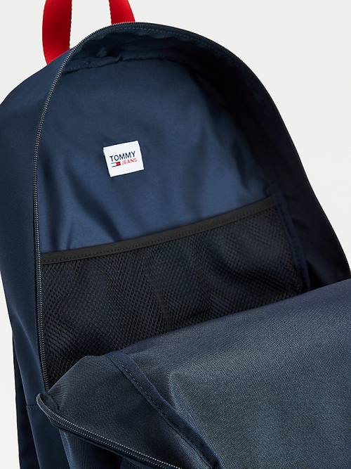 Tommy Hilfiger Essential Contrast Handle Backpack Táska Férfi Kék | TH821DVL