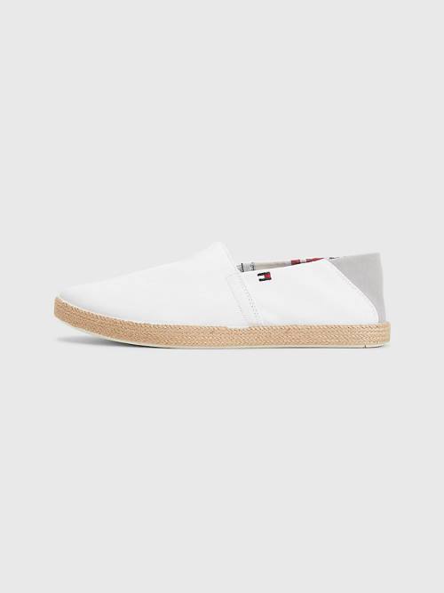 Tommy Hilfiger Essential Contrast Panel Espadrilles Alkalmi Cipő Férfi Fehér | TH740GLX