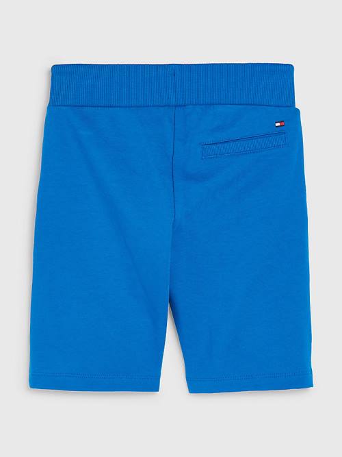 Tommy Hilfiger Essential Drawstring Sweat Shorts Nadrág Fiú Kék | TH097CAK