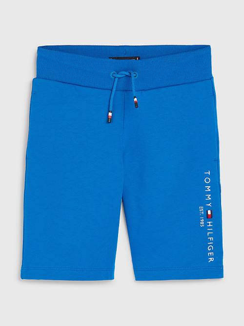 Tommy Hilfiger Essential Drawstring Sweat Shorts Nadrág Fiú Kék | TH097CAK