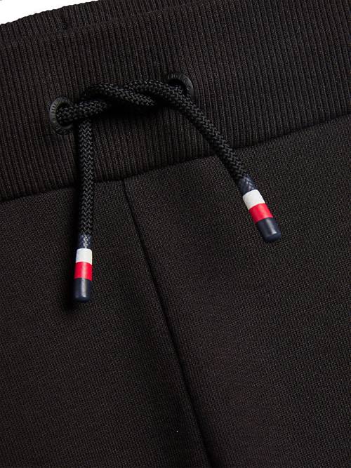 Tommy Hilfiger Essential Drawstring Sweat Shorts Nadrág Fiú Fekete | TH178PWI