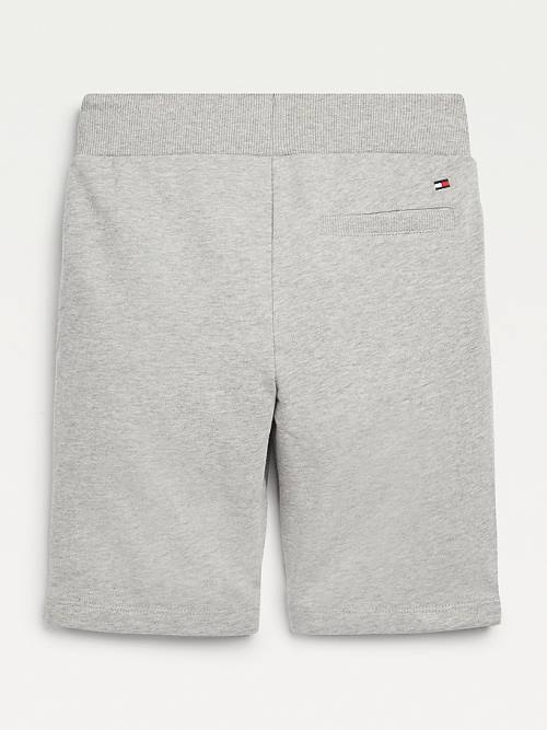 Tommy Hilfiger Essential Drawstring Sweat Shorts Nadrág Fiú Szürke | TH541AZJ