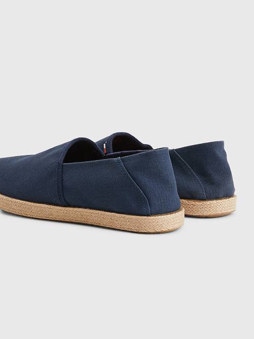 Tommy Hilfiger Essential Espadrilles Alkalmi Cipő Férfi Kék | TH215NBP