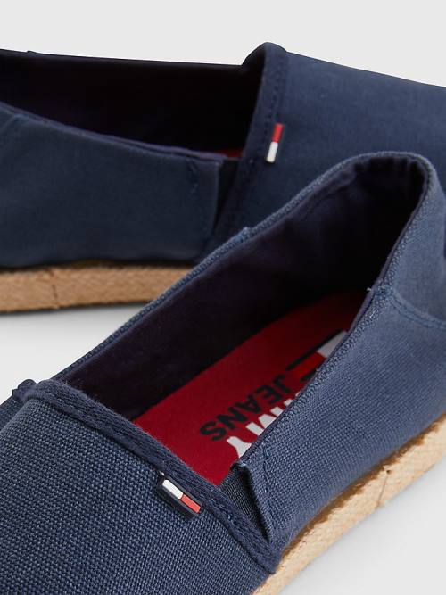 Tommy Hilfiger Essential Espadrilles Alkalmi Cipő Férfi Kék | TH215NBP