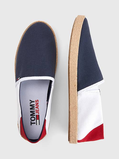 Tommy Hilfiger Essential Espadrilles Alkalmi Cipő Férfi Kék | TH468YLC