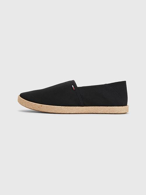 Tommy Hilfiger Essential Espadrilles Alkalmi Cipő Férfi Fekete | TH638LGY