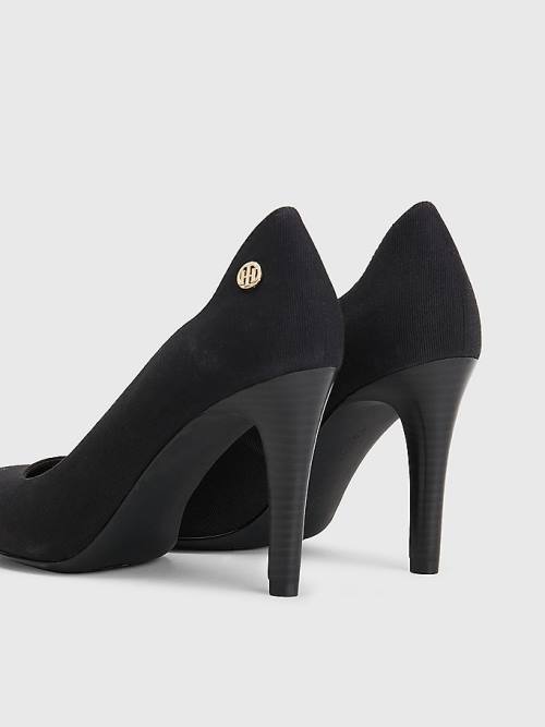 Tommy Hilfiger Essential High Pumps Magassarkú Női Fekete | TH260PFG