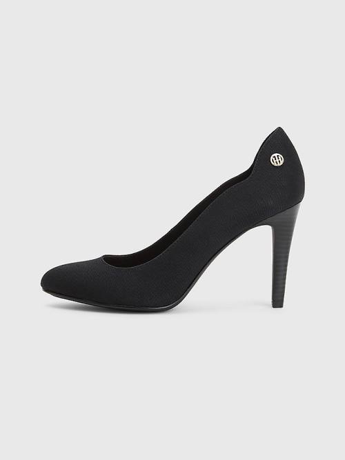 Tommy Hilfiger Essential High Pumps Magassarkú Női Fekete | TH260PFG