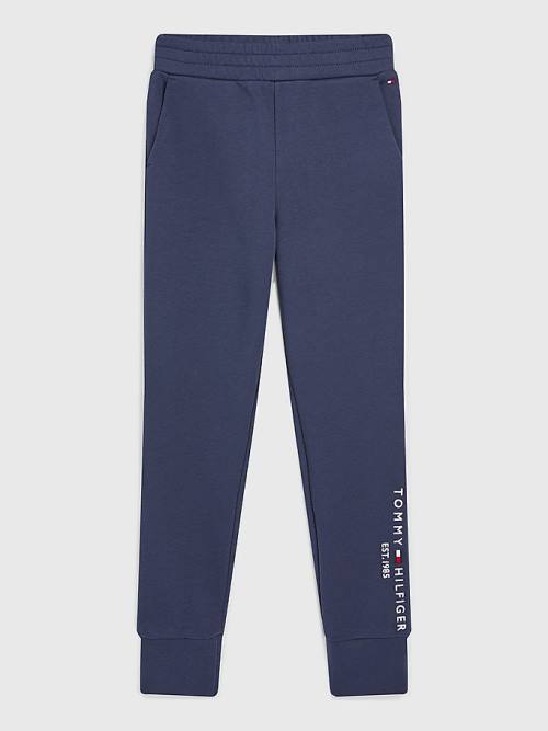 Tommy Hilfiger Essential Joggers Nadrág Lány Kék | TH345LHU