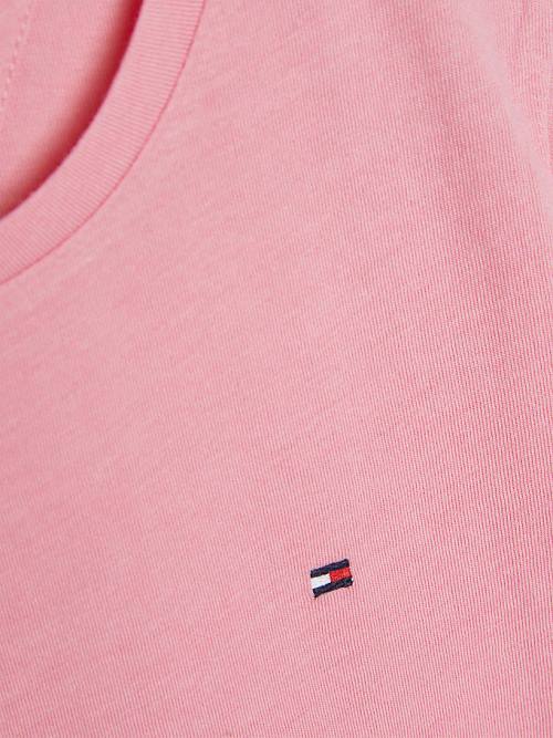 Tommy Hilfiger Essential Knit Póló Lány Rózsaszín | TH194DQC