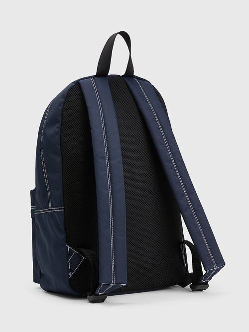 Tommy Hilfiger Essential Logo Backpack Táska Férfi Kék | TH261ZDJ