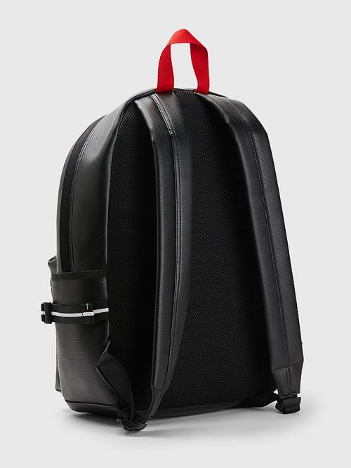 Tommy Hilfiger Essential Logo Backpack Táska Férfi Fekete | TH690HSO