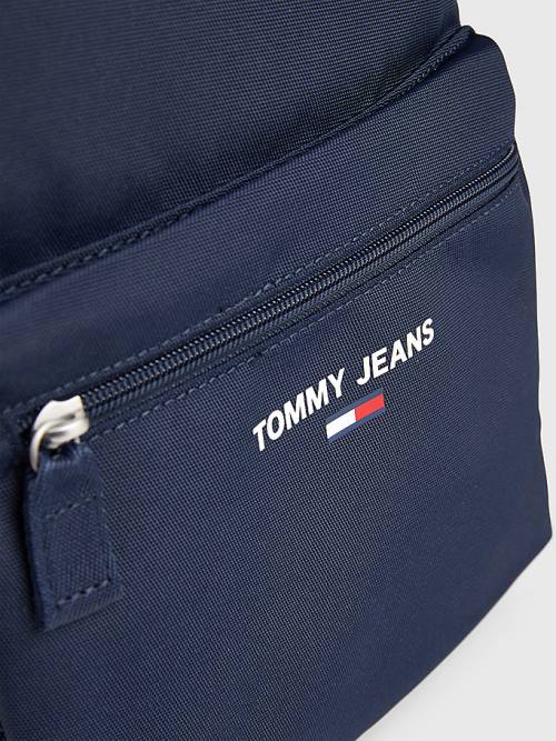 Tommy Hilfiger Essential Logo Backpack Táska Női Kék | TH705AOJ