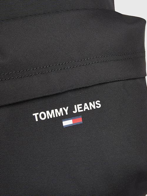 Tommy Hilfiger Essential Logo Backpack Táska Férfi Fekete | TH728AHK