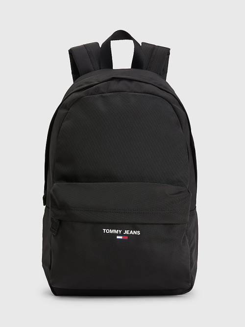 Tommy Hilfiger Essential Logo Backpack Táska Férfi Fekete | TH728AHK