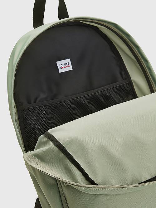 Tommy Hilfiger Essential Logo Backpack Táska Férfi Szürke | TH972MVJ