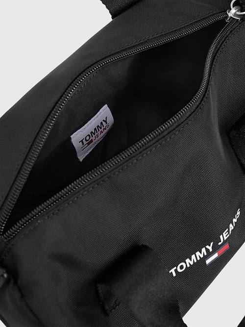 Tommy Hilfiger Essential Logo Crossover Táska Női Fekete | TH682BVX