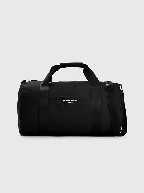 Tommy Hilfiger Essential Logo Duffle Táska Férfi Fekete | TH392MHJ