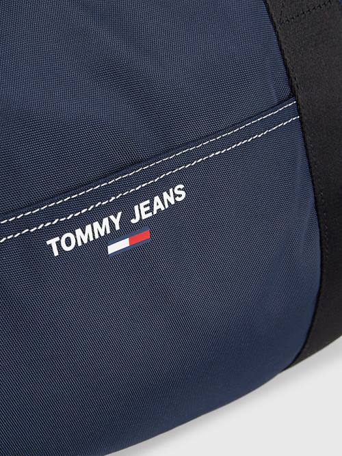 Tommy Hilfiger Essential Logo Duffle Táska Férfi Kék | TH832LDA