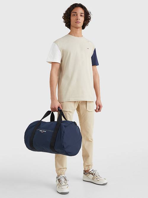 Tommy Hilfiger Essential Logo Duffle Táska Férfi Kék | TH832LDA