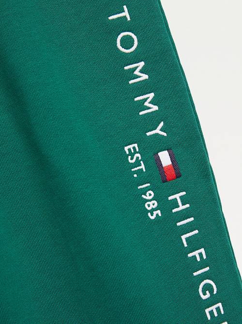 Tommy Hilfiger Essential Logo Joggers Nadrág Lány Zöld | TH274FPY