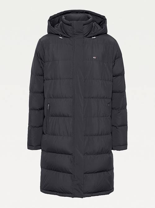 Tommy Hilfiger Essential Long Puffer Coat Kabát Női Fekete | TH062NUX