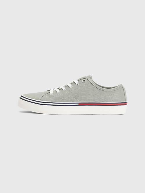 Tommy Hilfiger Essential Low-Cut Tornacipő Férfi Szürke | TH418SGH