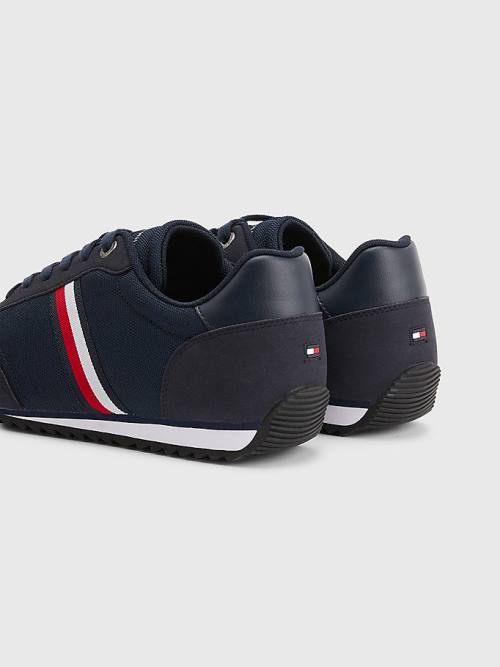 Tommy Hilfiger Essential Mesh Signature Tape Tornacipő Férfi Kék | TH175QOJ