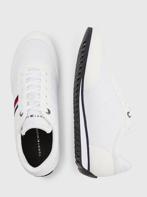 Tommy Hilfiger Essential Mesh Signature Tape Tornacipő Férfi Fehér | TH820NYM